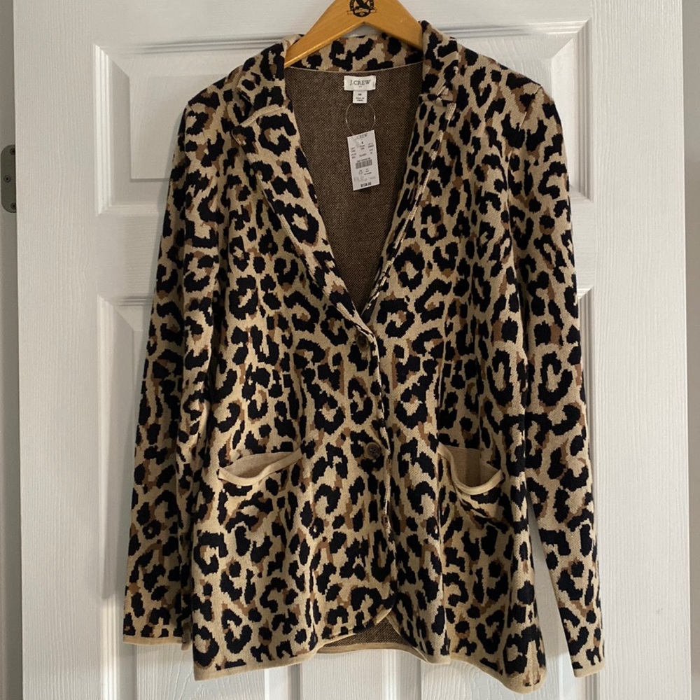 J. Crew Sweater Blazer NWT Size Medium